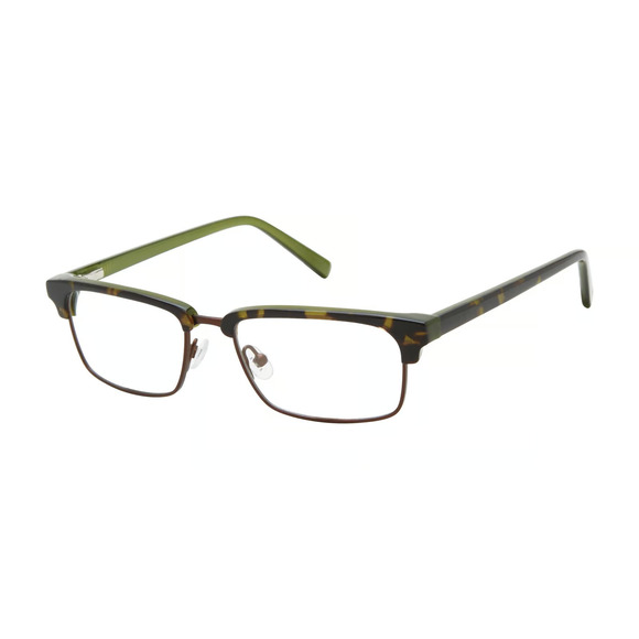 TED BAKER JUST KIDDING B977 GREEN TORTOISE AUTHENTIC EYEGLASSES 49-16